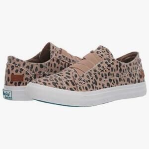 Blowfish Malibu Marley Slip-On Sneakers Leopard Print Women’s 7.5 Casual Shoes